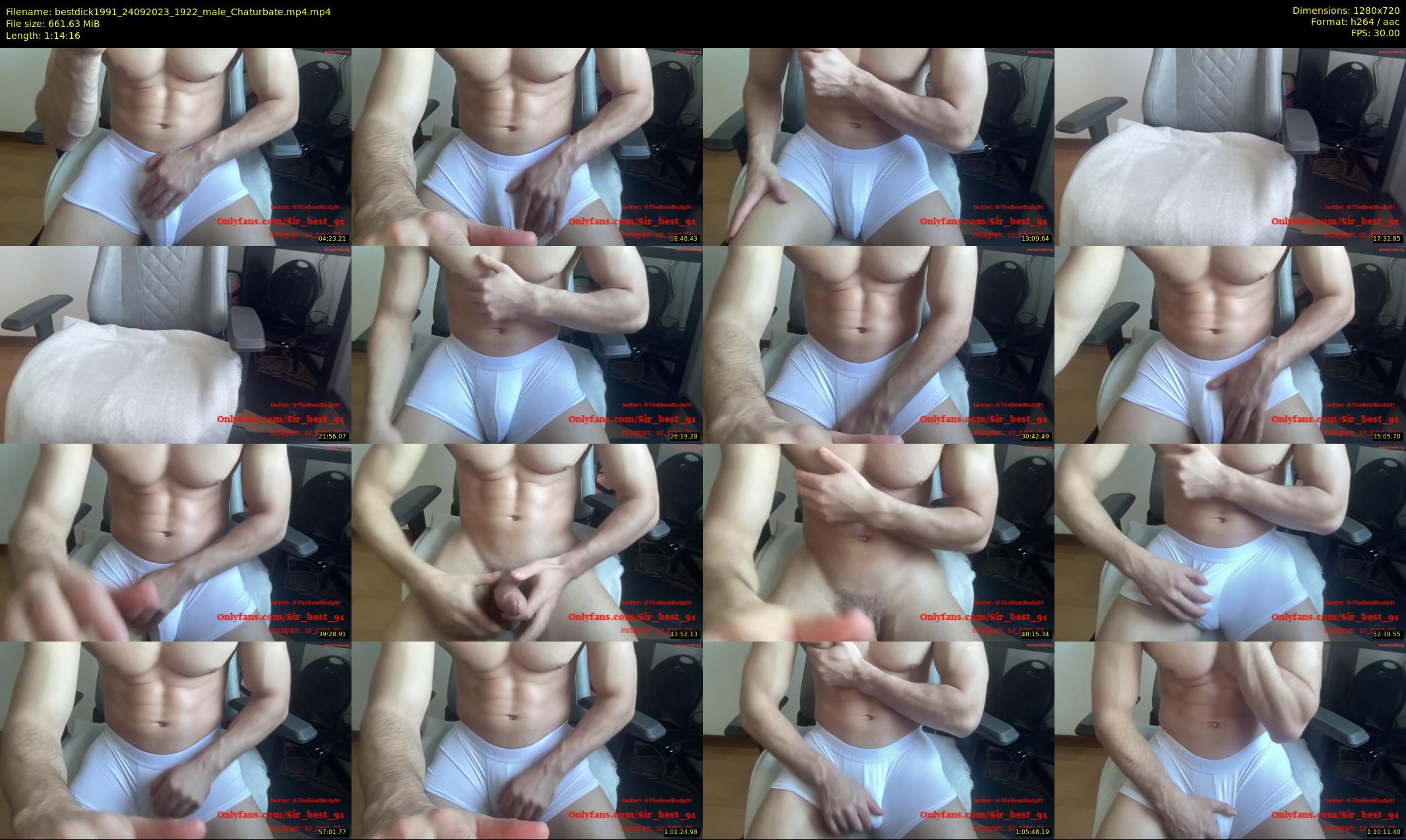bestdick1991 — 75 minute Chaturbate male cam show recording, 720p, Sep 24, 2023
