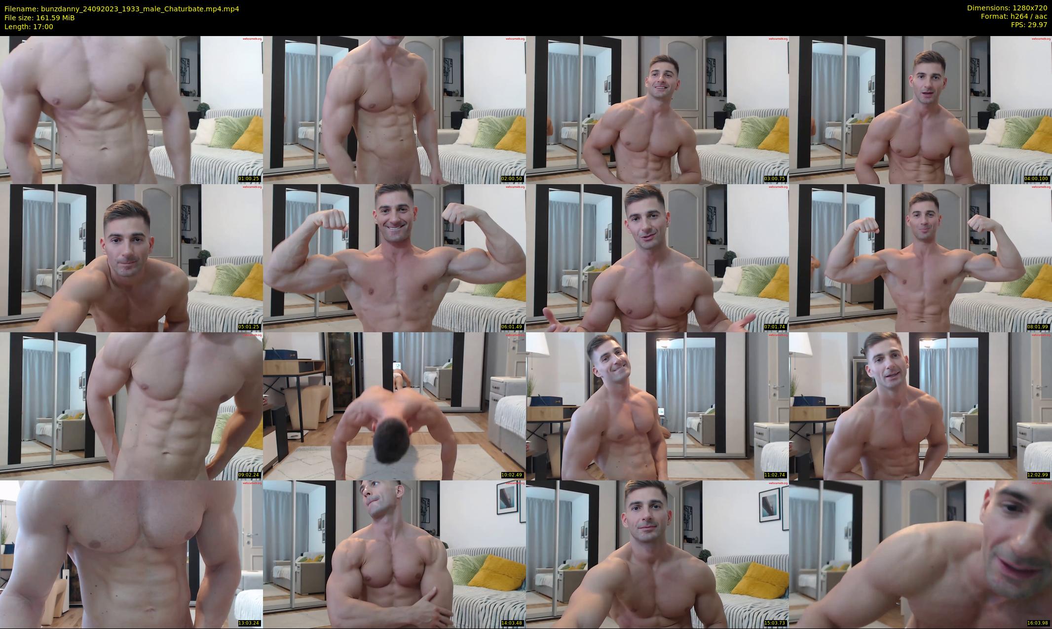 bunzdanny — 17 minute Chaturbate male cam show recording, 720p, Sep 24, 2023