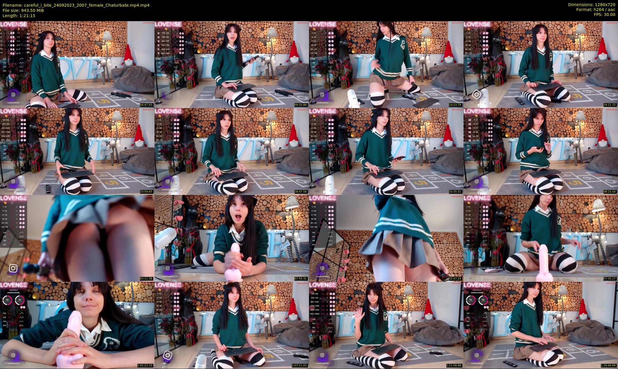 careful_i_bite — 82 minute Chaturbate female cam show recording, 720p, Sep 24, 2023