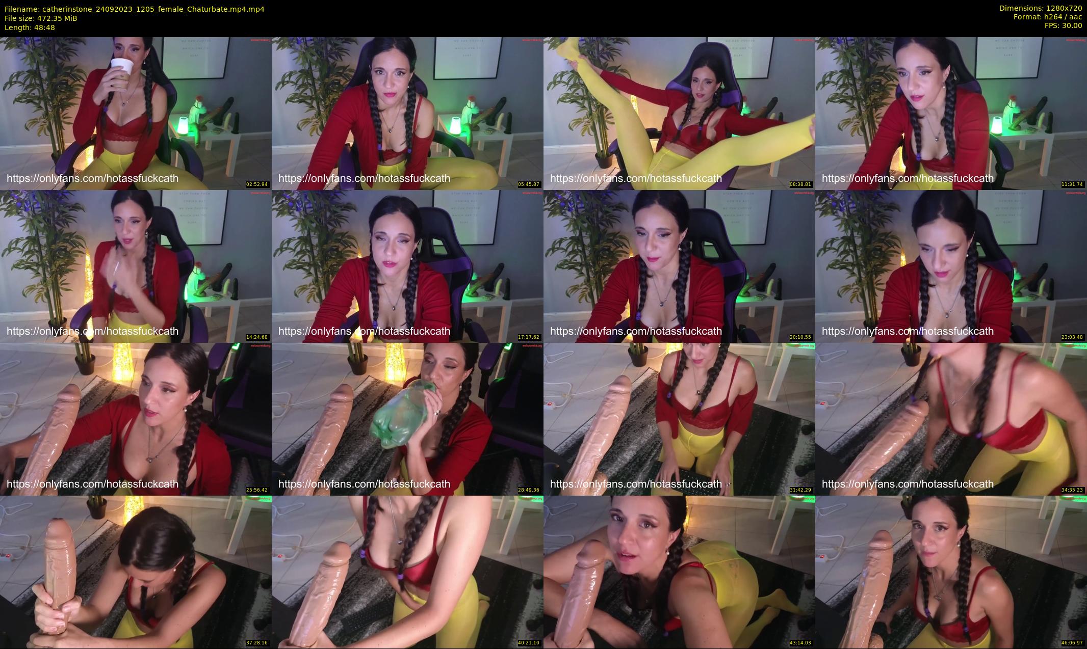 catherinstone — 49 minute Chaturbate female cam show recording, 720p, Sep 24, 2023