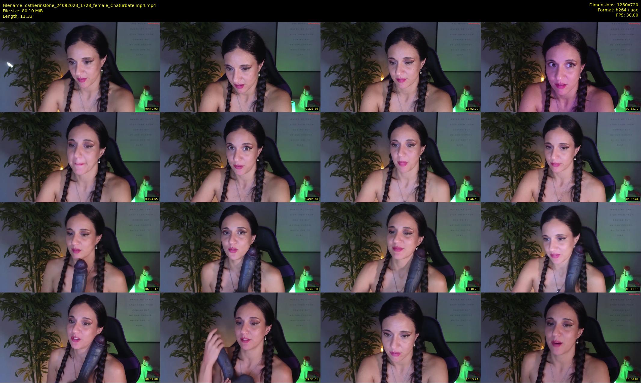 catherinstone — 12 minute Chaturbate female cam show recording, 720p, Sep 24, 2023