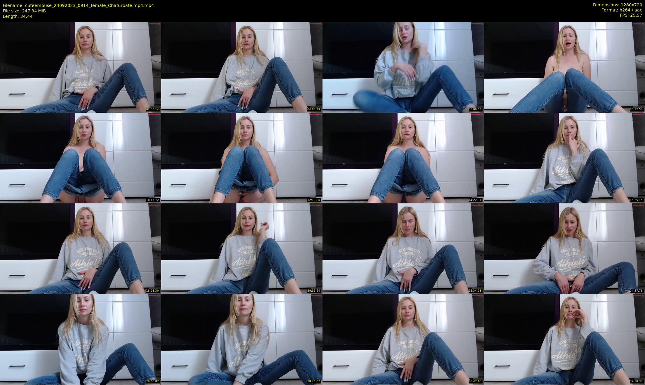 cuteemouse — 35 minute Chaturbate female cam show recording, 720p, Sep 24, 2023