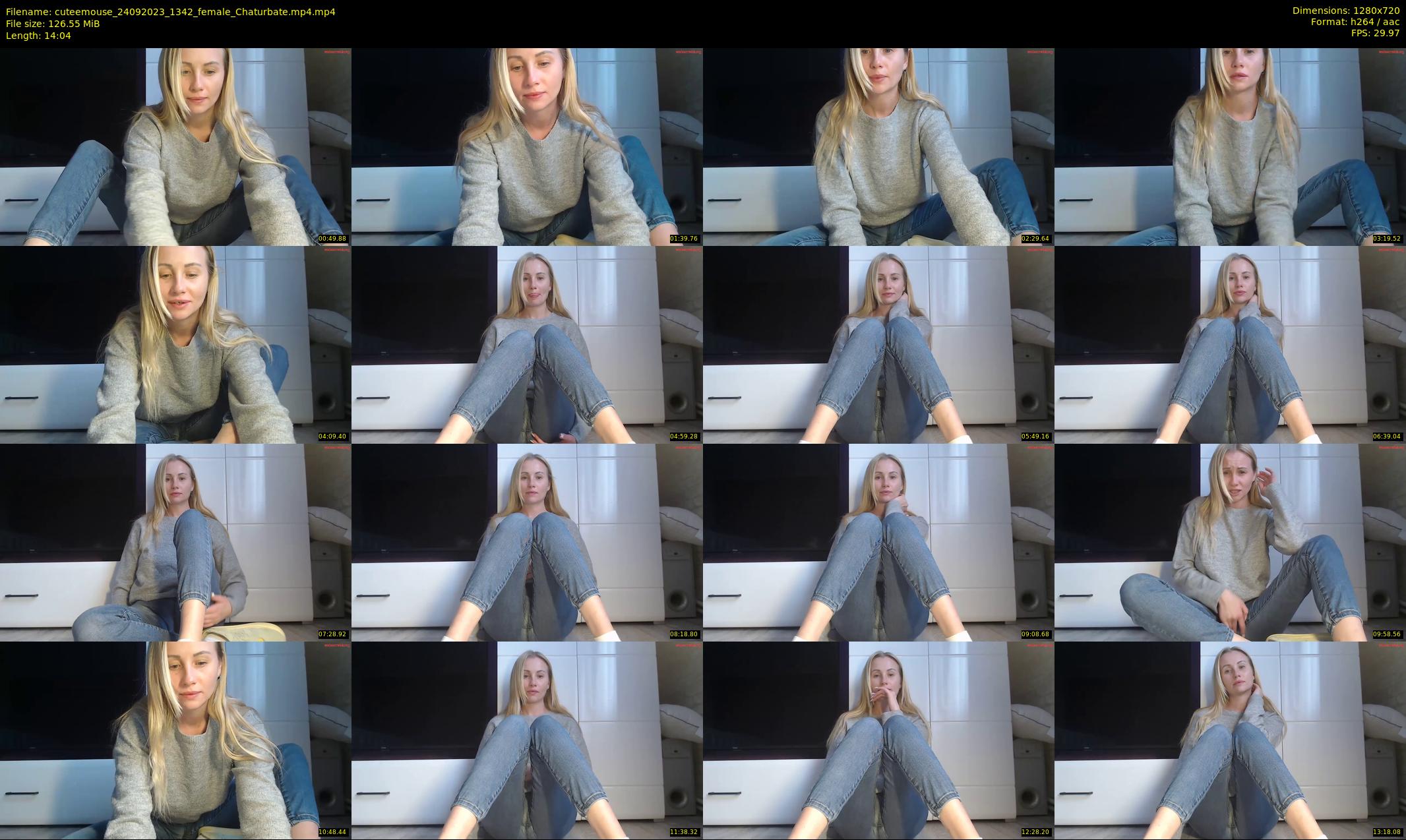 cuteemouse — 15 minute Chaturbate female cam show recording, 720p, Sep 24, 2023