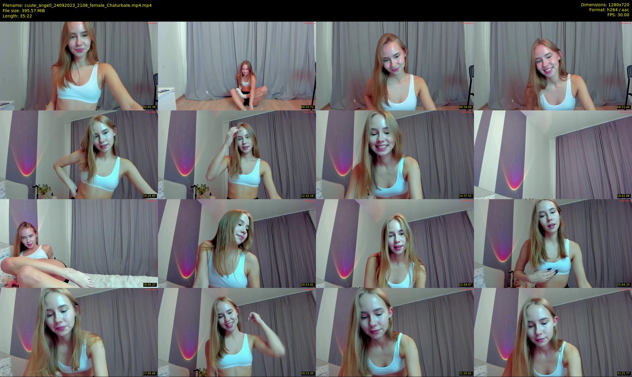 cuute_angell — 36 minute Chaturbate female cam show recording, 720p, Sep 24, 2023