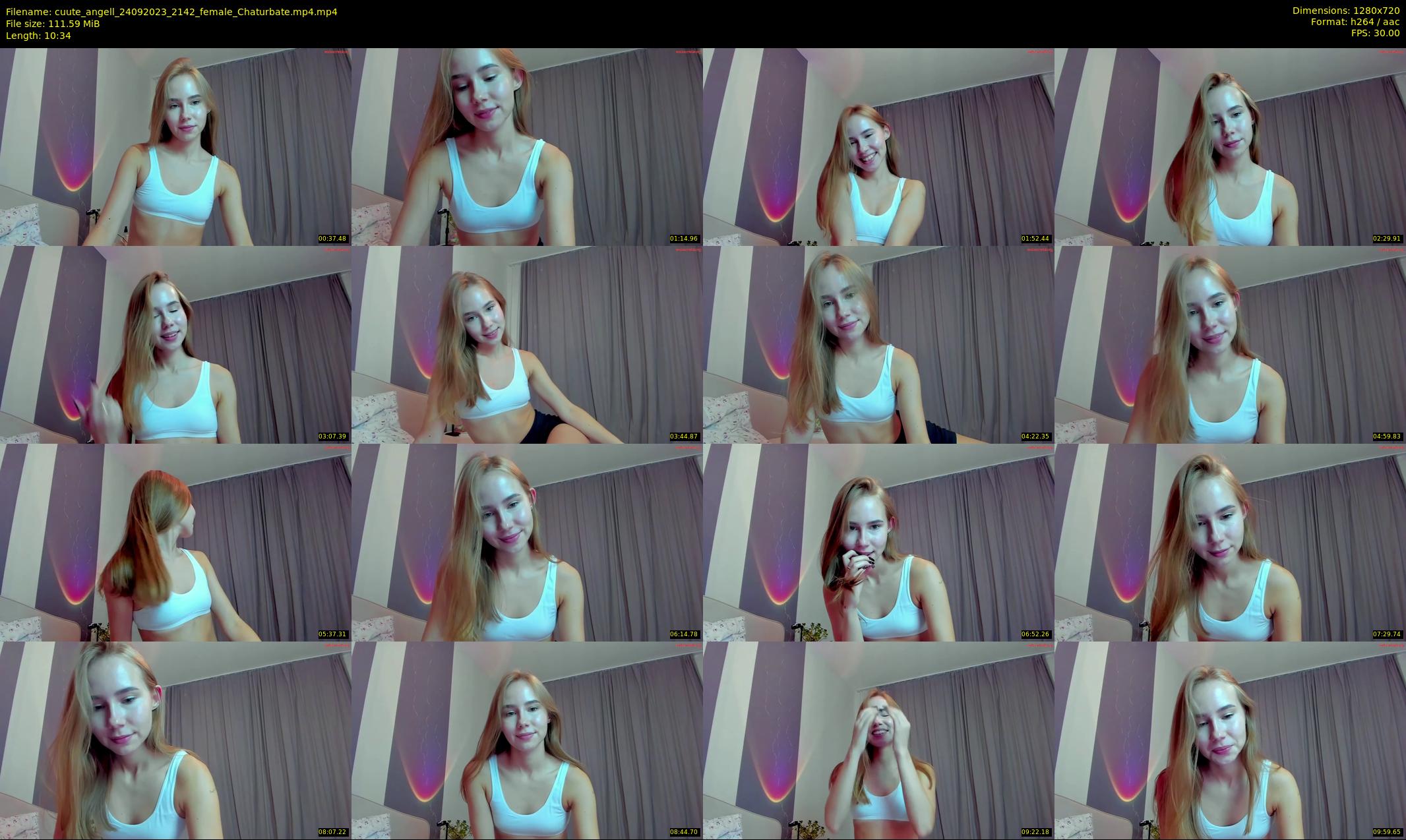 cuute_angell — 11 minute Chaturbate female cam show recording, 720p, Sep 24, 2023