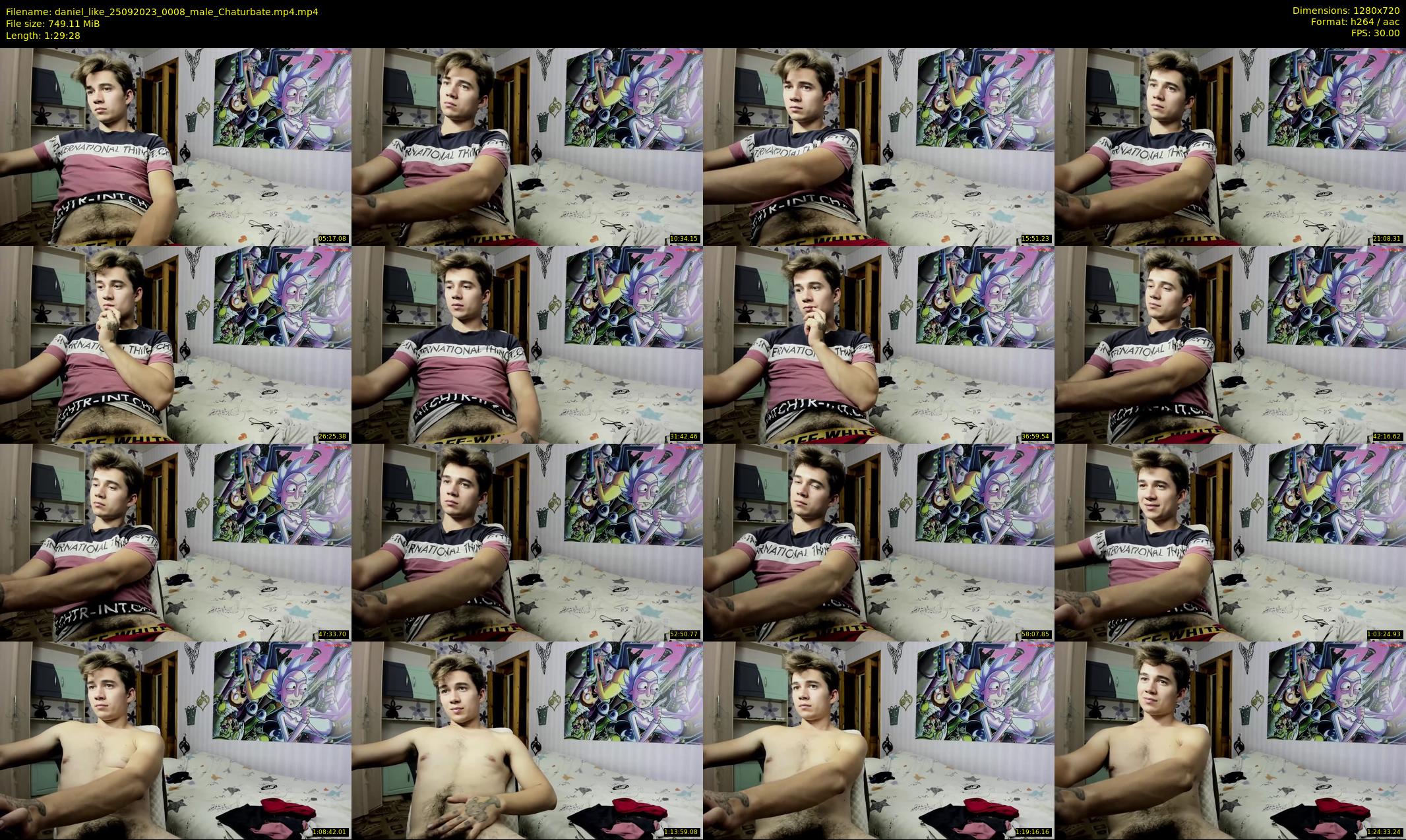daniel_like — 90 minute Chaturbate male cam show recording, 720p, Sep 25, 2023