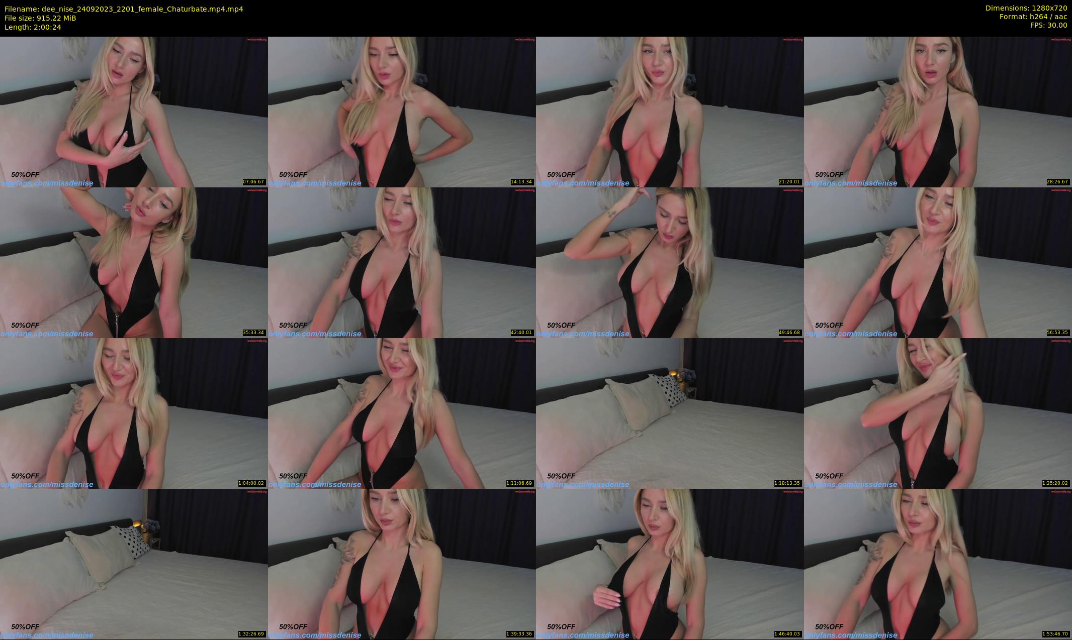 dee_nise — 121 minute Chaturbate female cam show recording, 720p, Sep 24, 2023