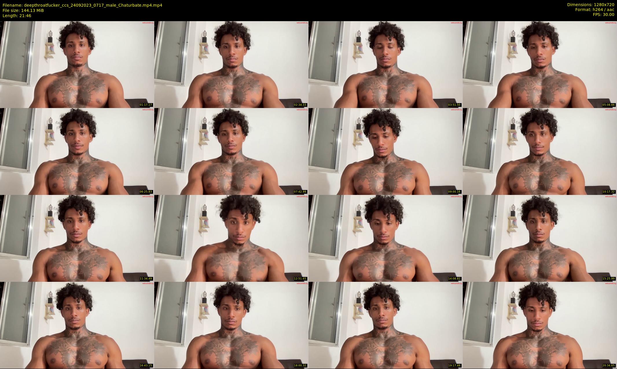 deepthroatfucker_ccs — 22 minute Chaturbate male cam show recording, 720p, Sep 24, 2023