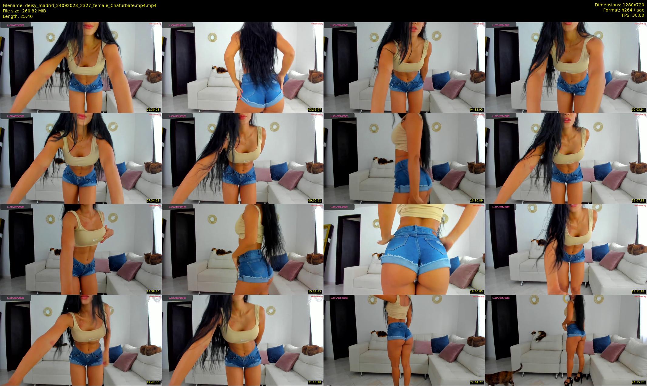 deisy_madrid — 26 minute Chaturbate female cam show recording, 720p, Sep 24, 2023