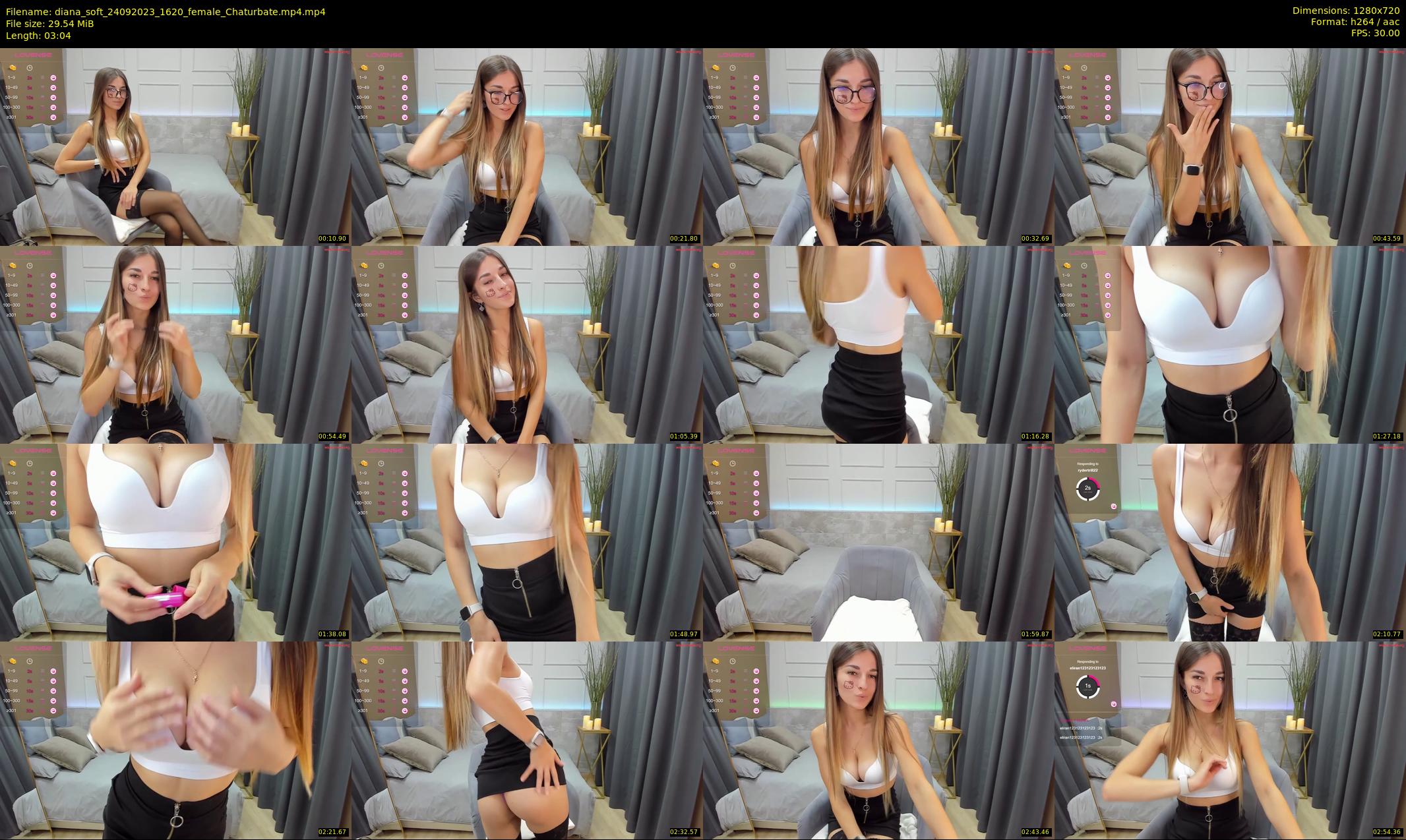 diana_soft — 4 minute Chaturbate female cam show recording, 720p, Sep 24, 2023