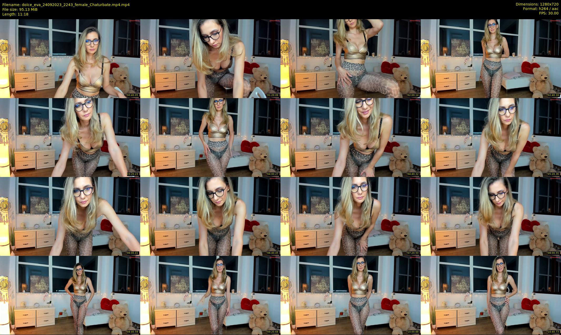 dolce_eva — 12 minute Chaturbate female cam show recording, 720p, Sep 24, 2023