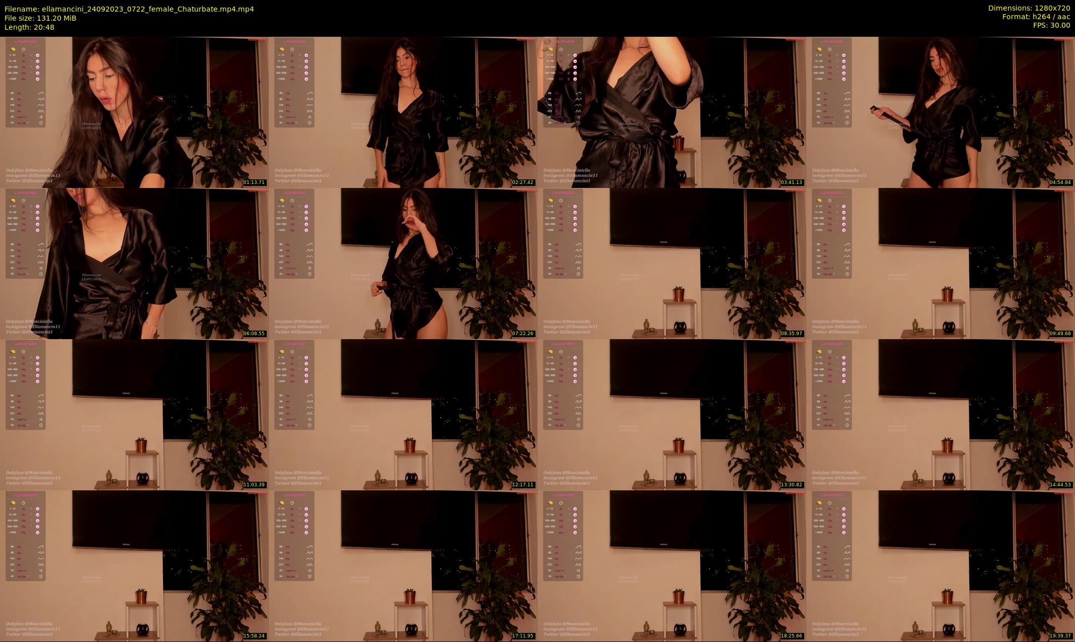 ellamancini — 21 minute Chaturbate female cam show recording, 720p, Sep 24, 2023