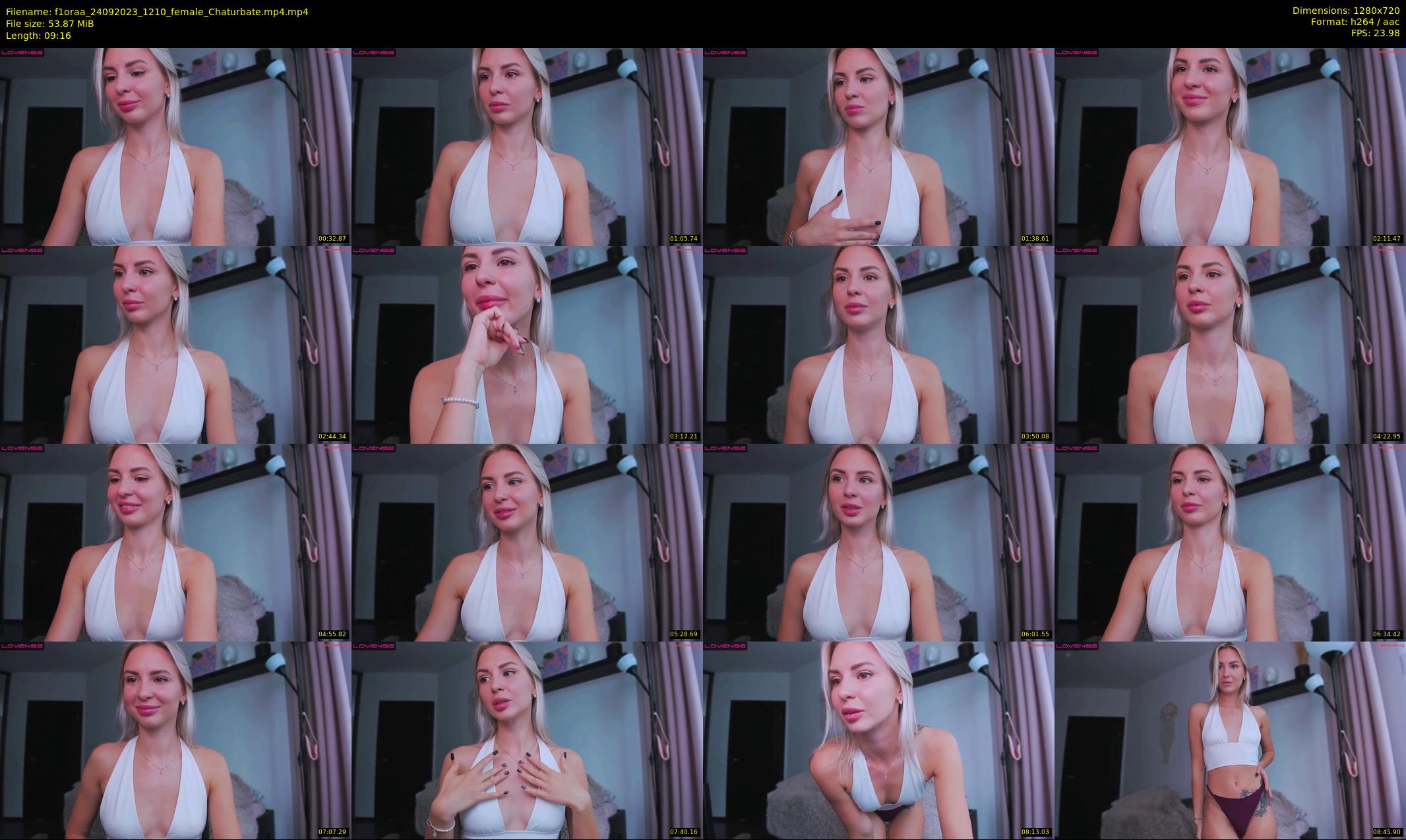 f1oraa — 10 minute Chaturbate female cam show recording, 720p, Sep 24, 2023