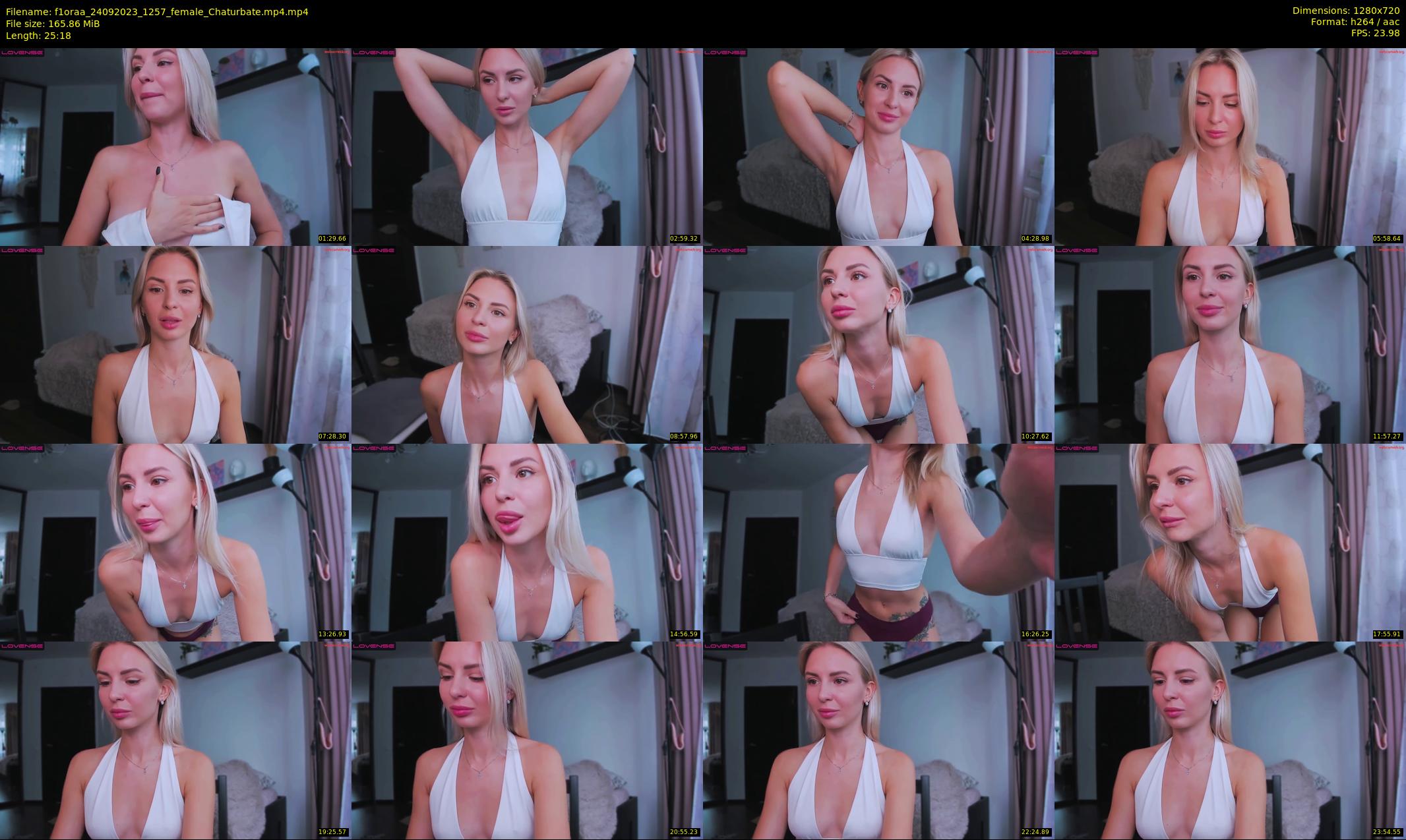 f1oraa — 26 minute Chaturbate female cam show recording, 720p, Sep 24, 2023