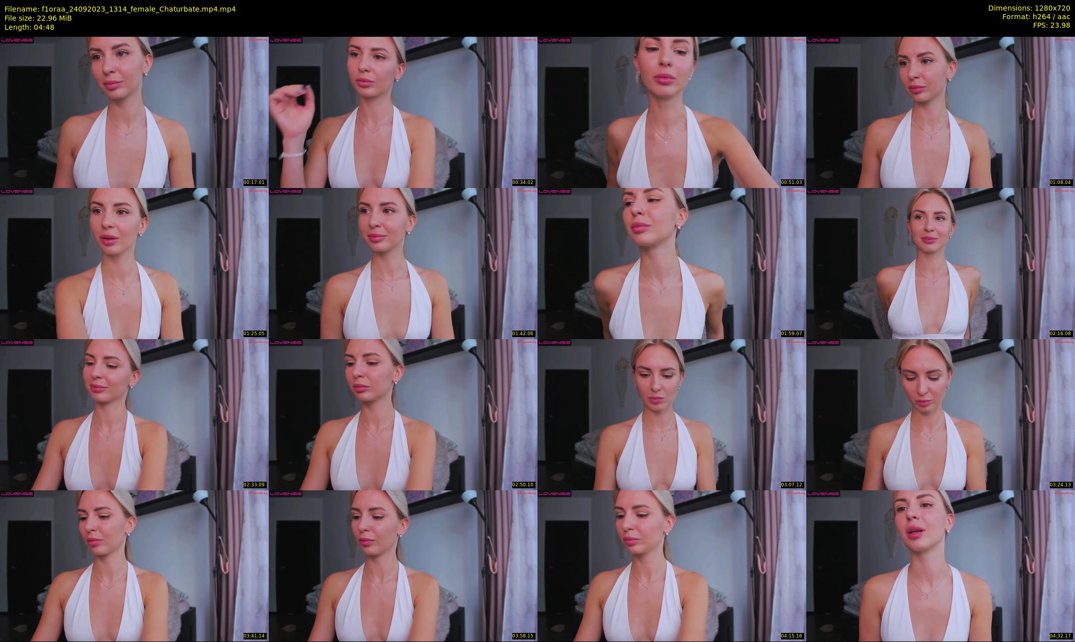 f1oraa — 5 minute Chaturbate female cam show recording, 720p, Sep 24, 2023