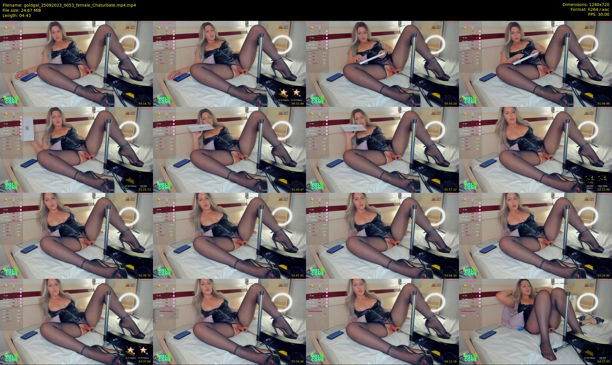 goldgal — 5 minute Chaturbate female cam show recording, 720p, Sep 25, 2023