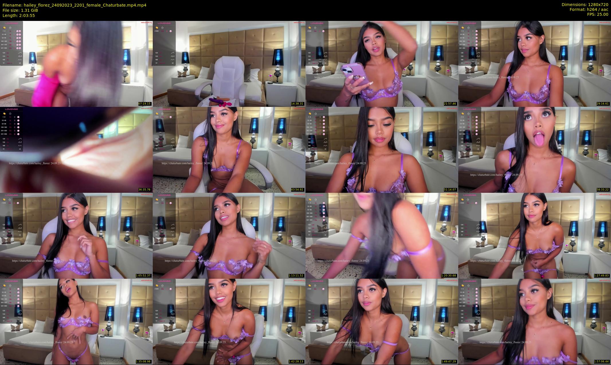 hailey_florez — 124 minute Chaturbate female cam show recording, 720p, Sep 24, 2023