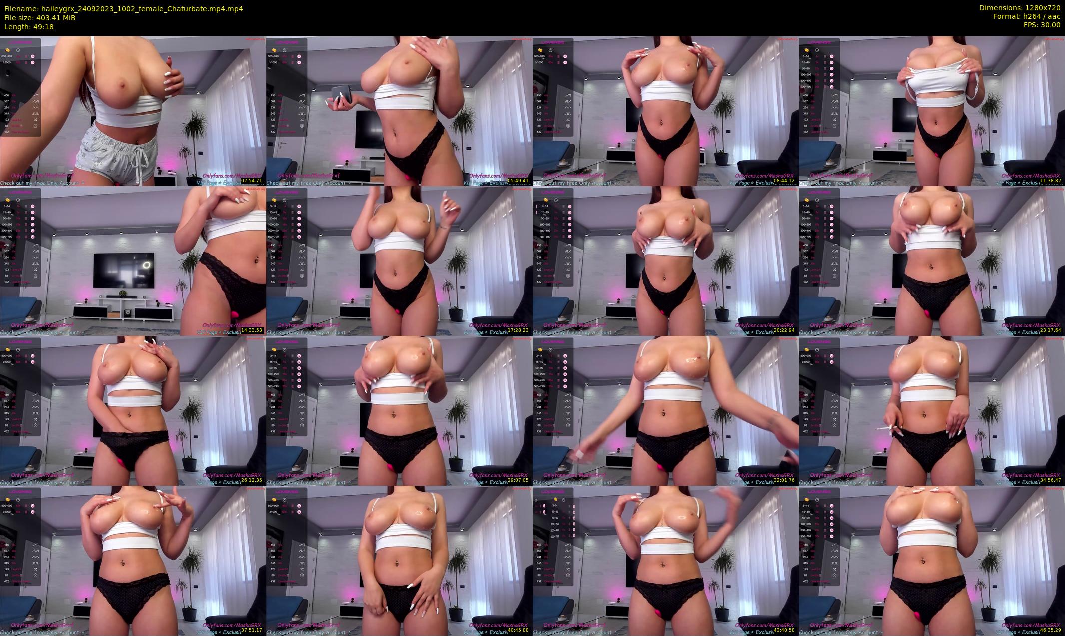haileygrx — 50 minute Chaturbate female cam show recording, 720p, Sep 24, 2023