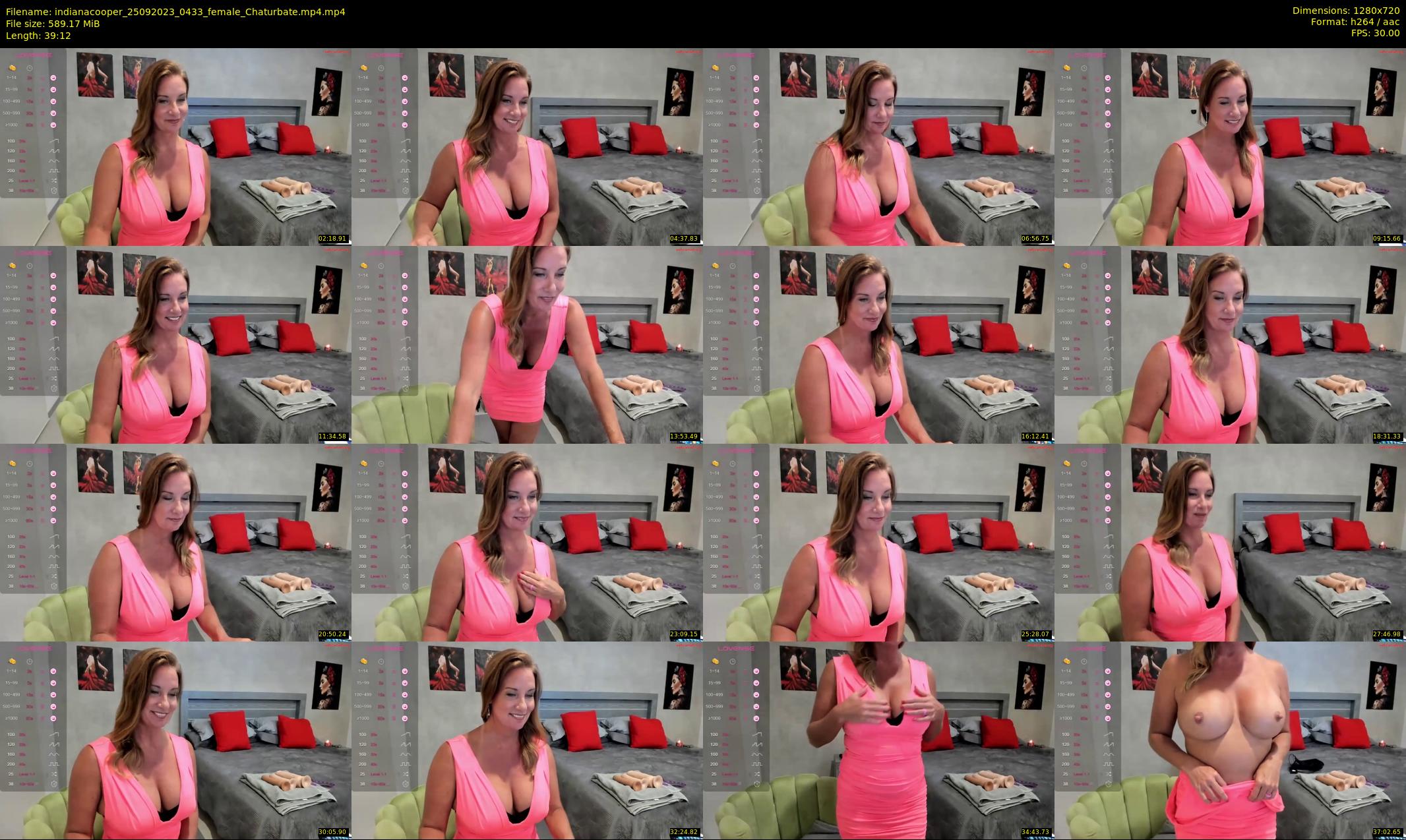 indianacooper — 40 minute Chaturbate female cam show recording, 720p, Sep 25, 2023
