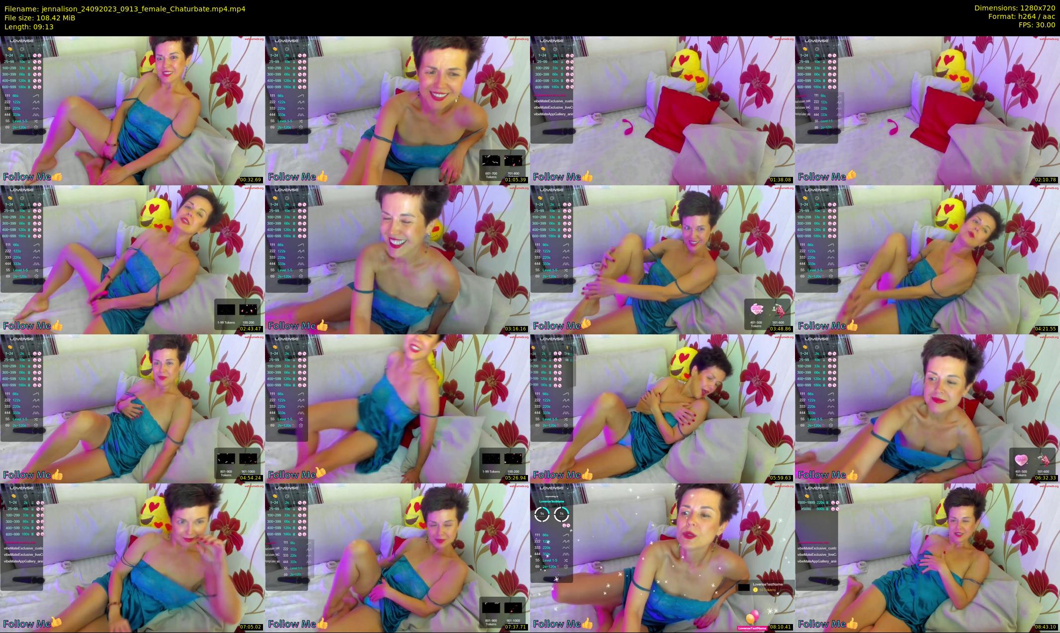 jennalison — 10 minute Chaturbate female cam show recording, 720p, Sep 24, 2023