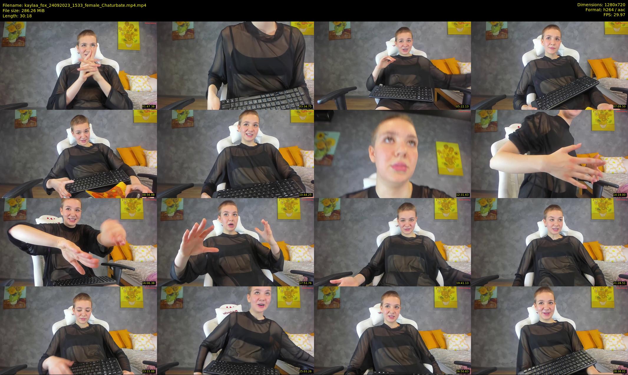 kaylaa_fox — 31 minute Chaturbate female cam show recording, 720p, Sep 24, 2023