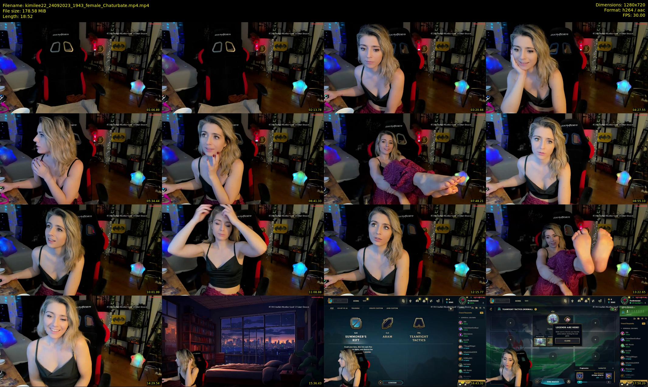 kimilee22 — 19 minute Chaturbate female cam show recording, 720p, Sep 24, 2023