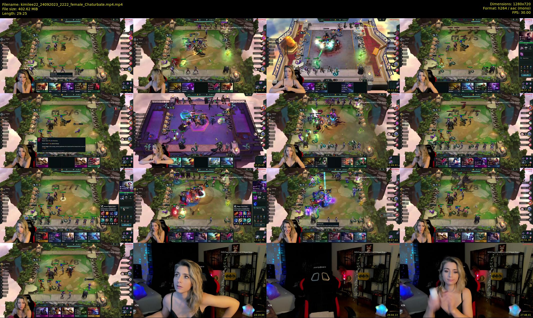 kimilee22 — 30 minute Chaturbate female cam show recording, 720p, Sep 24, 2023