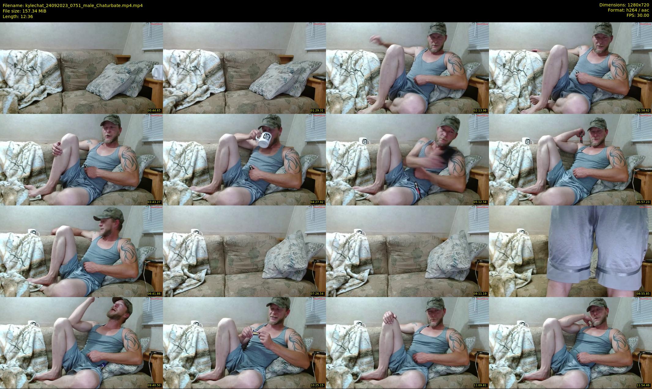 kylechat — 13 minute Chaturbate male cam show recording, 720p, Sep 24, 2023