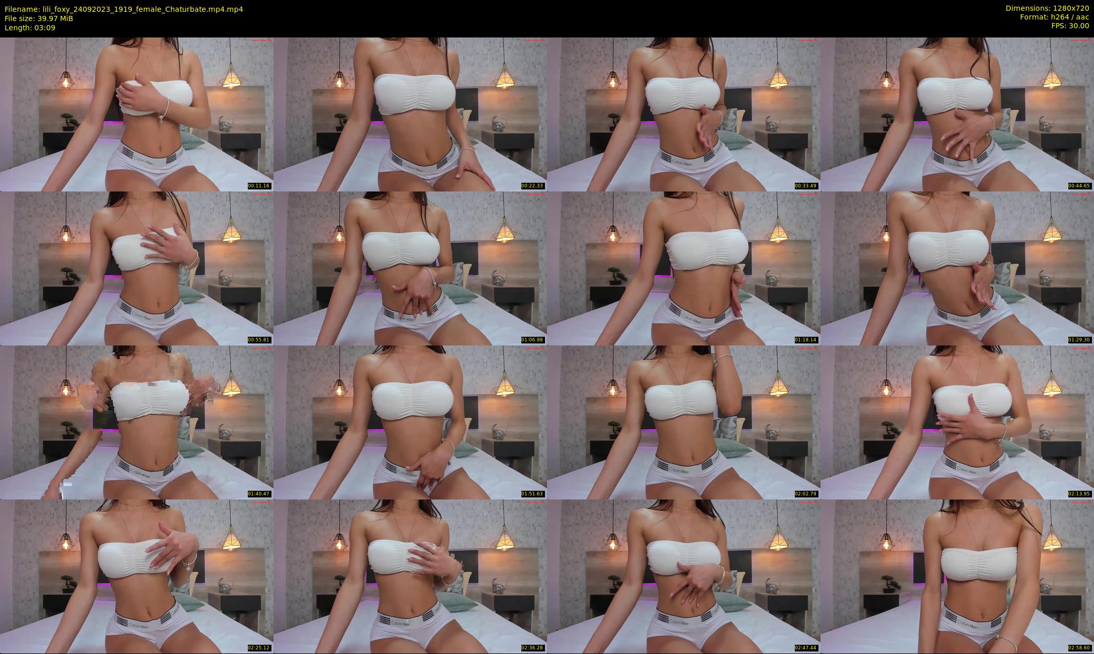 lili_foxy — 4 minute Chaturbate female cam show recording, 720p, Sep 24, 2023