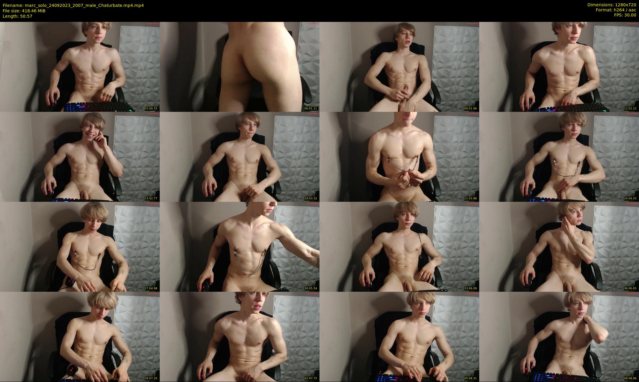 marc_solo — 51 minute Chaturbate male cam show recording, 720p, Sep 24, 2023
