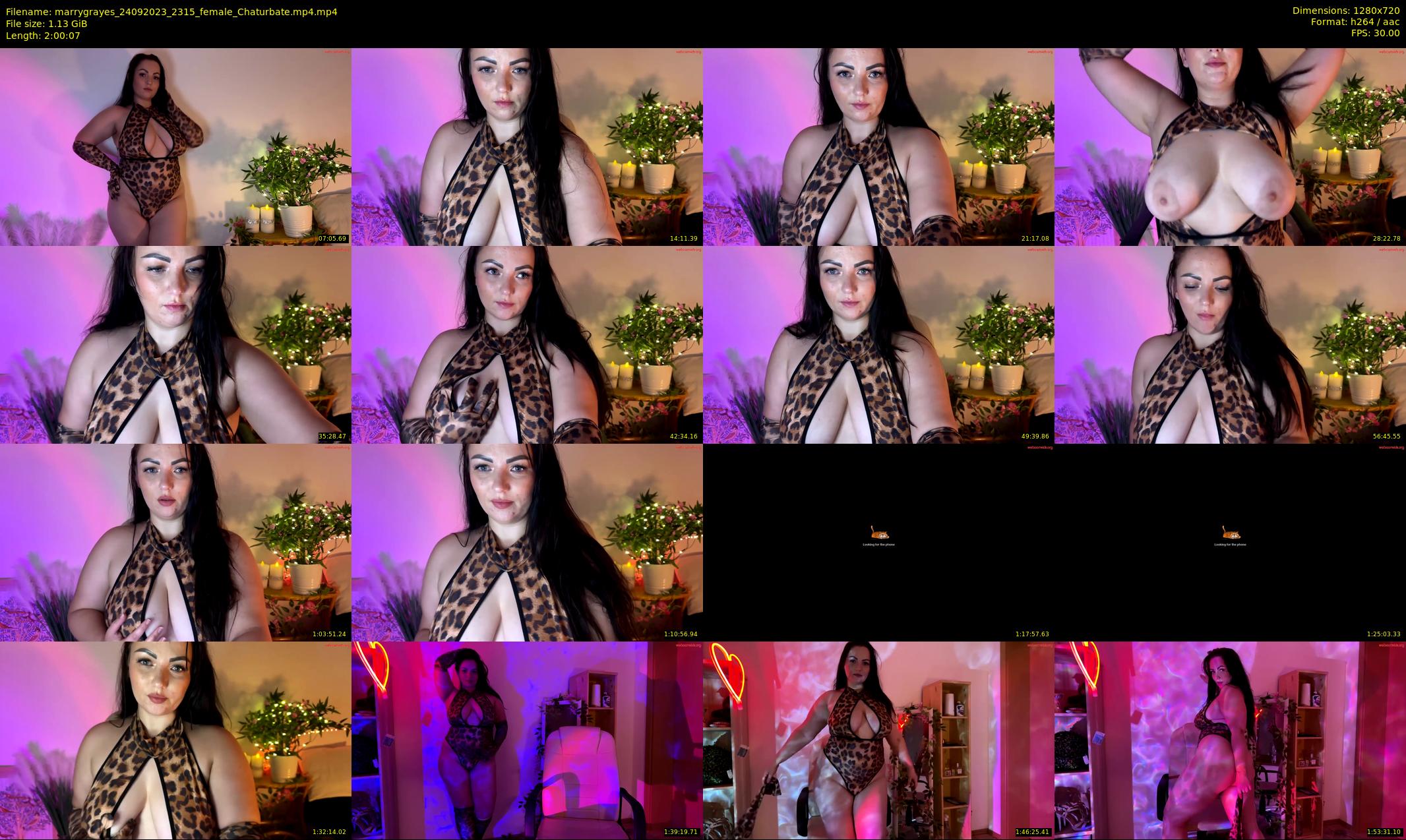 marrygrayes — 121 minute Chaturbate female cam show recording, 720p, Sep 24, 2023