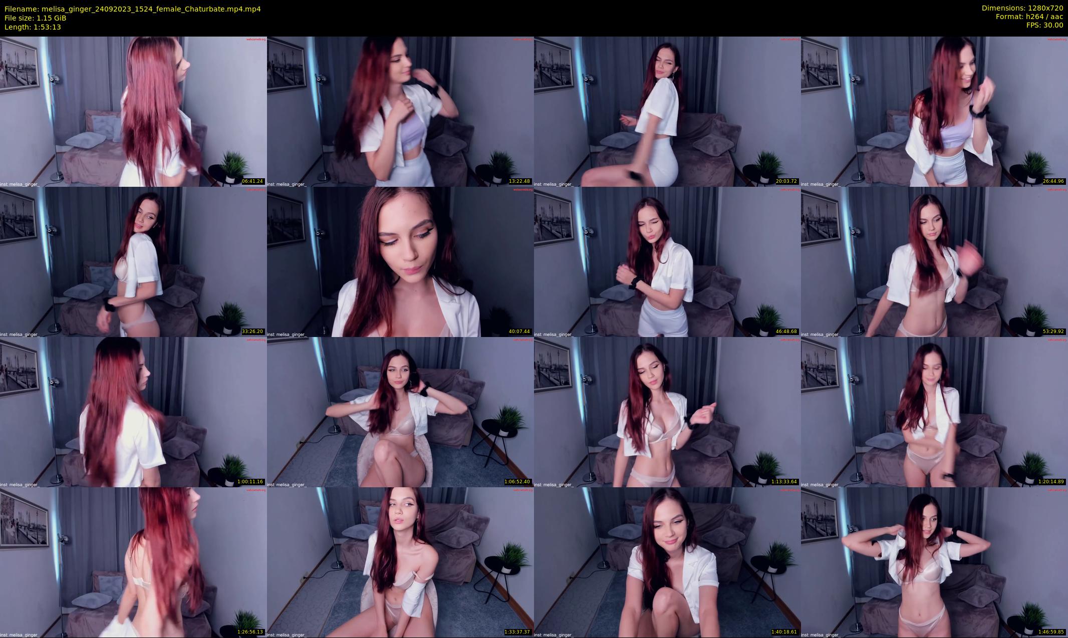 melisa_ginger — 114 minute Chaturbate female cam show recording, 720p, Sep 24, 2023