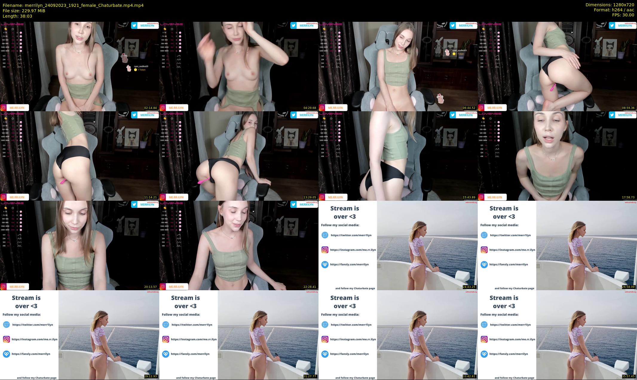 merrilyn — 39 minute Chaturbate female cam show recording, 720p, Sep 24, 2023