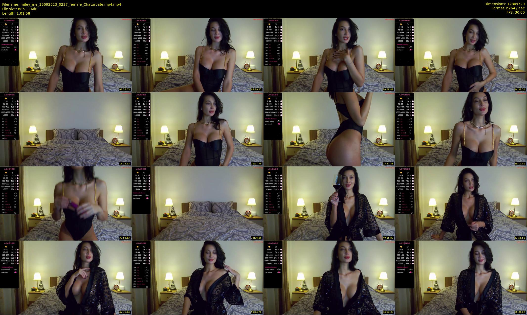 miley_me — 62 minute Chaturbate female cam show recording, 720p, Sep 25, 2023