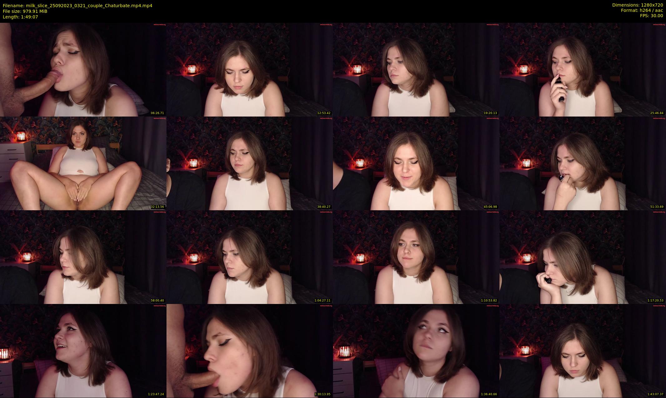 milk_slice — 110 minute Chaturbate couple cam show recording, 720p, Sep 25, 2023
