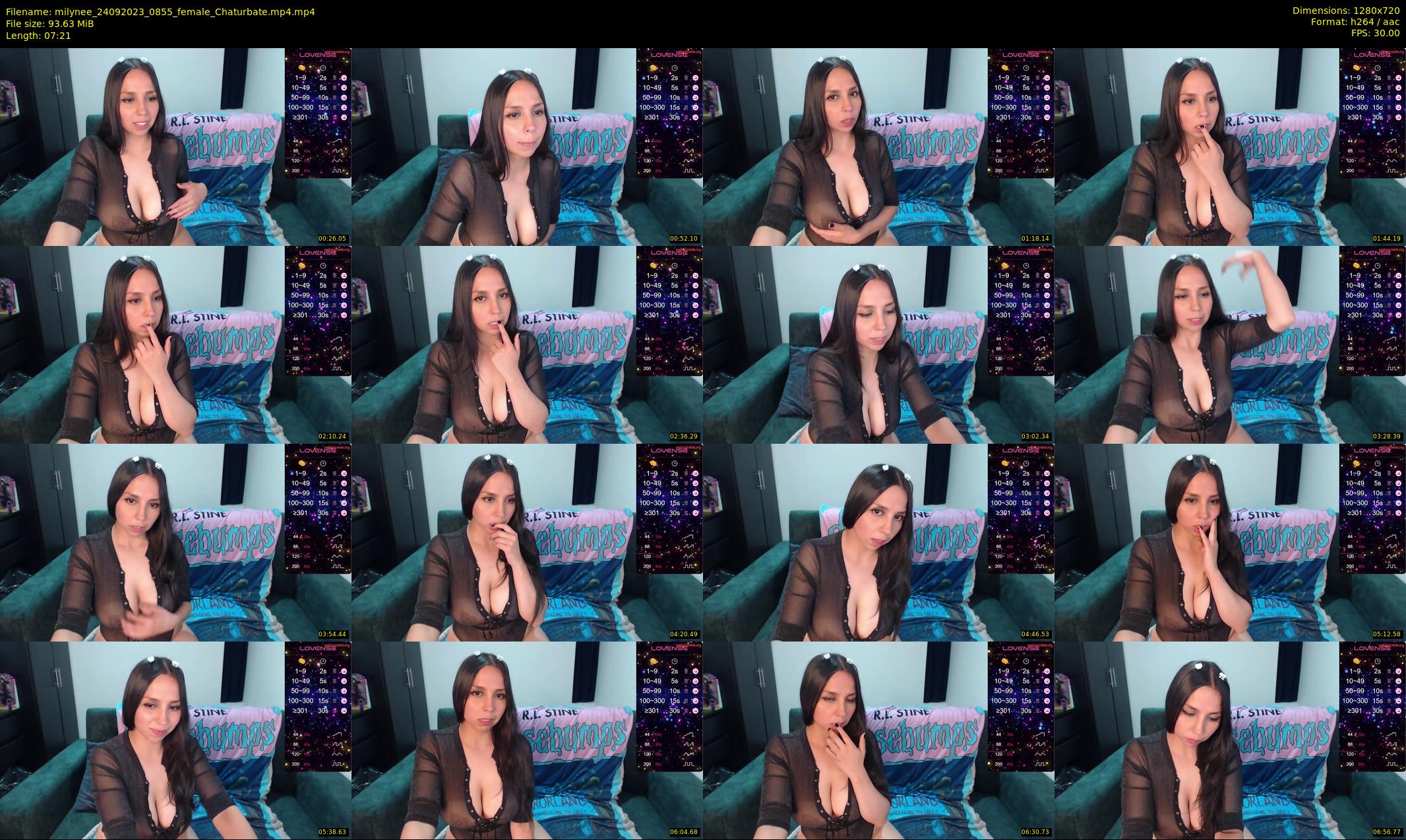 milynee — 8 minute Chaturbate female cam show recording, 720p, Sep 24, 2023