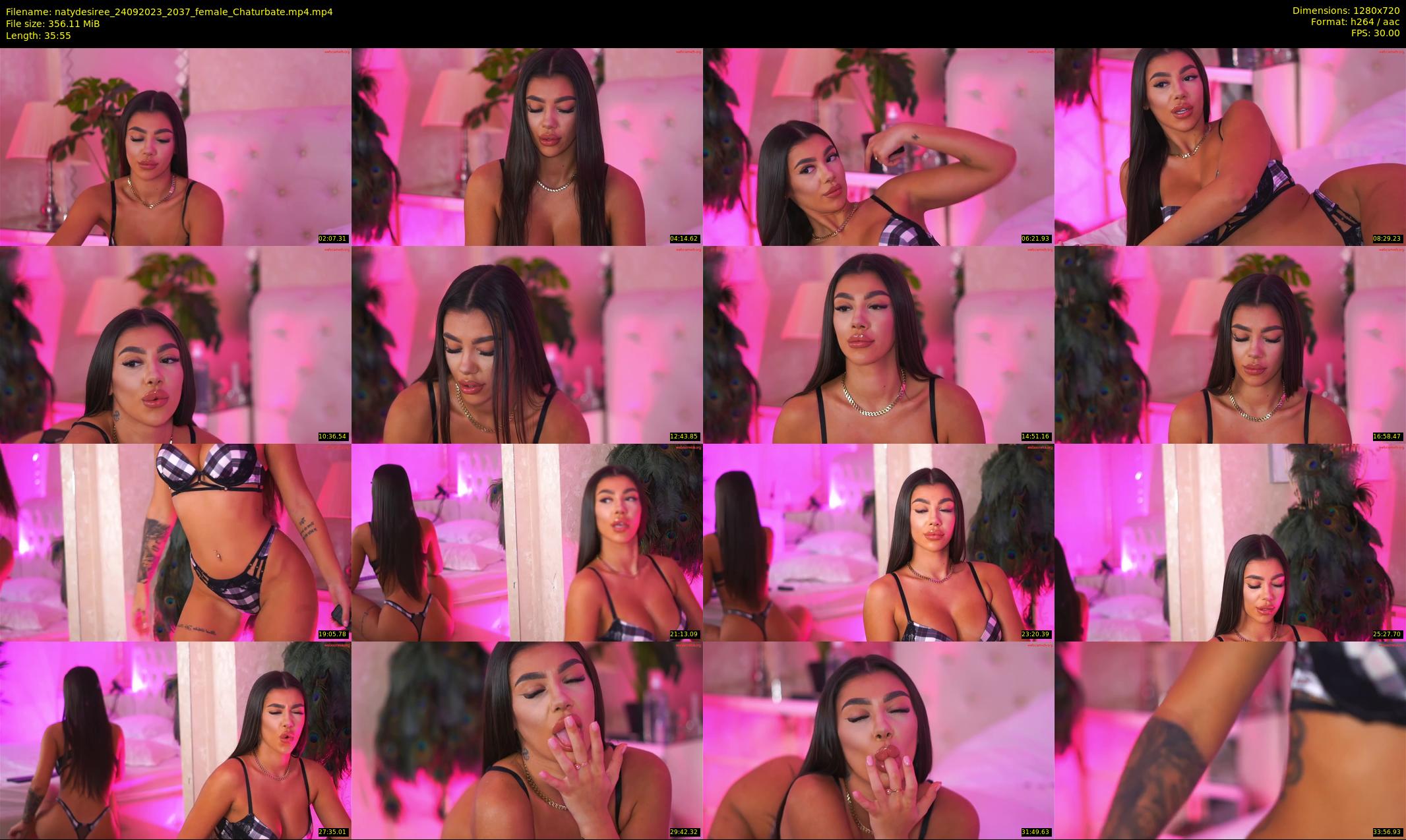 natydesiree — 36 minute Chaturbate female cam show recording, 720p, Sep 24, 2023