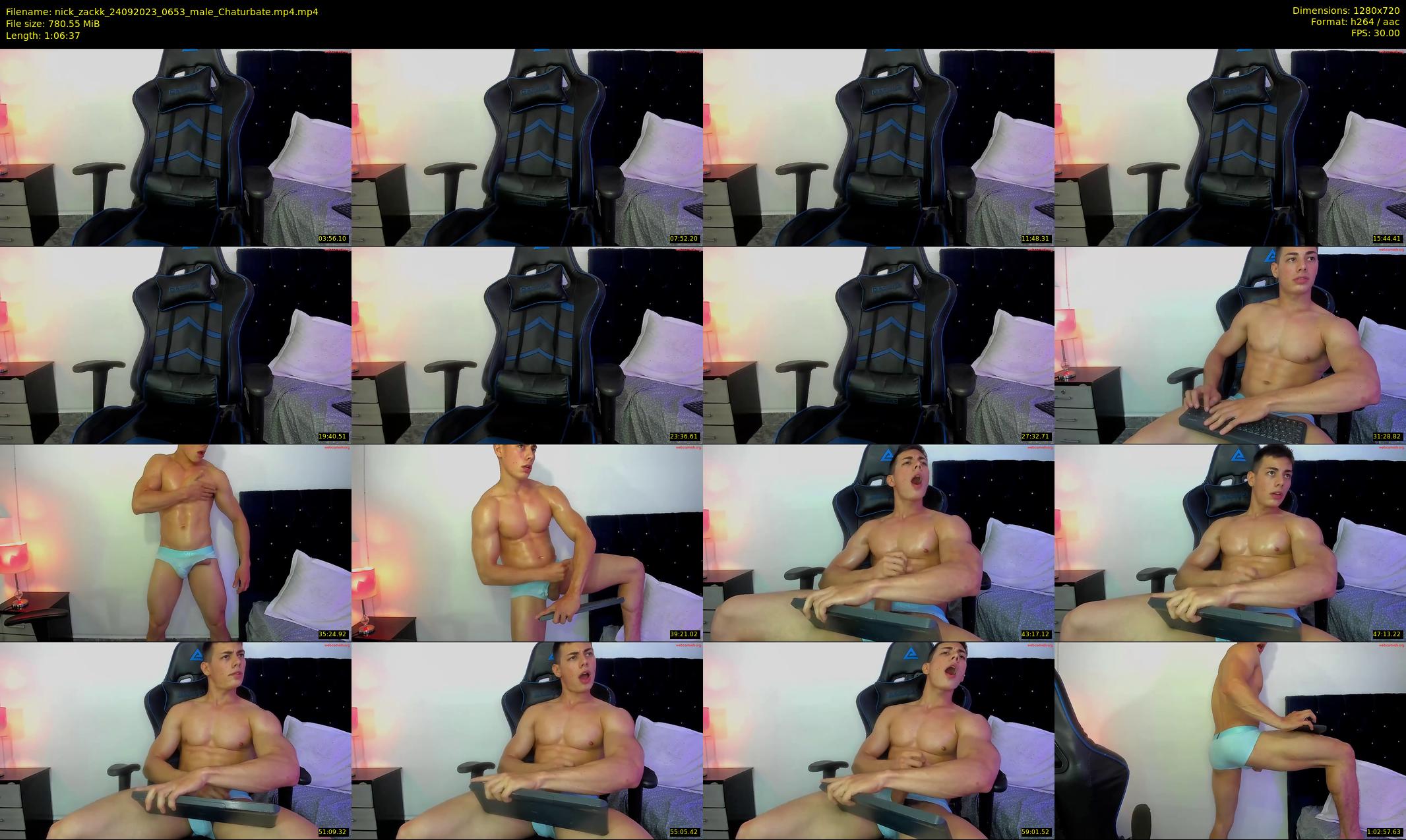 nick_zackk — 67 minute Chaturbate male cam show recording, 720p, Sep 24, 2023