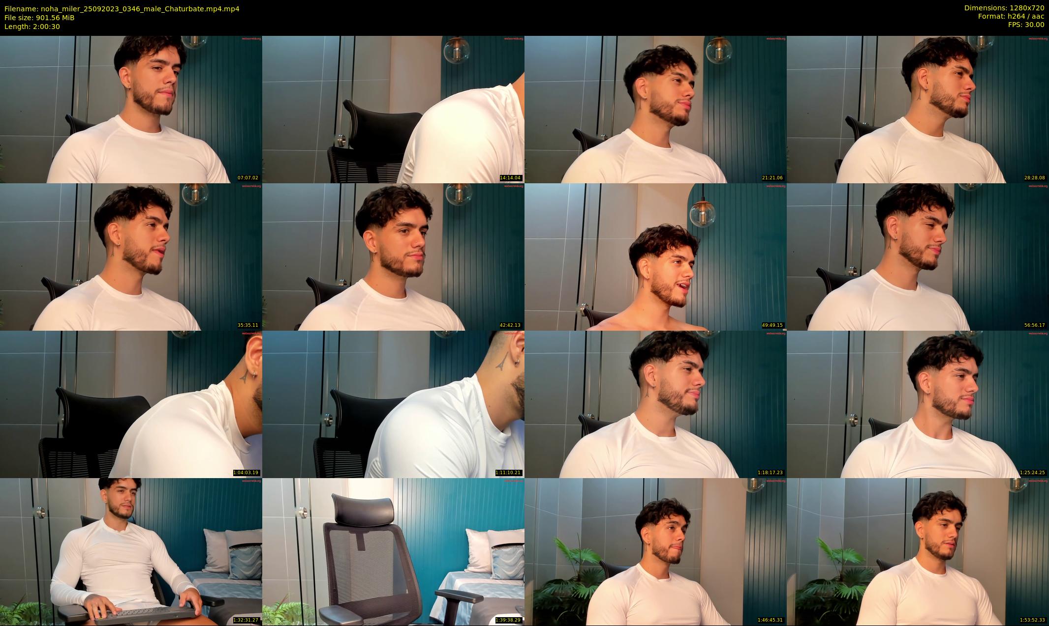 noha_miler — 121 minute Chaturbate male cam show recording, 720p, Sep 25, 2023