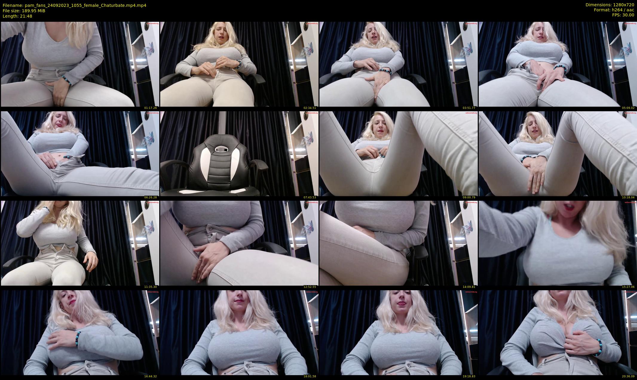 pam_fans — 22 minute Chaturbate female cam show recording, 720p, Sep 24, 2023