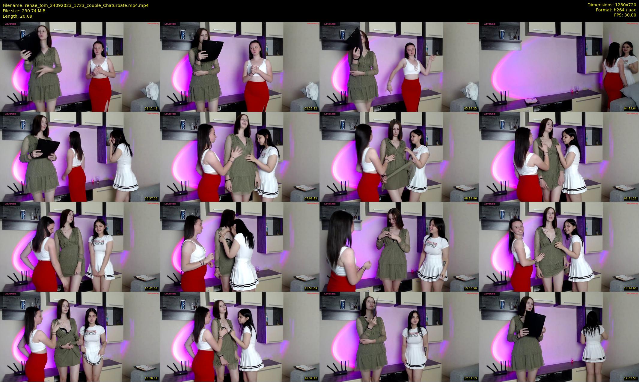 renae_tom — 21 minute Chaturbate couple cam show recording, 720p, Sep 24, 2023