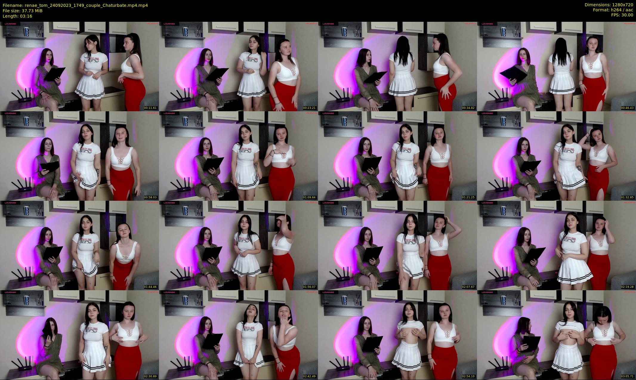 renae_tom — 4 minute Chaturbate couple cam show recording, 720p, Sep 24, 2023