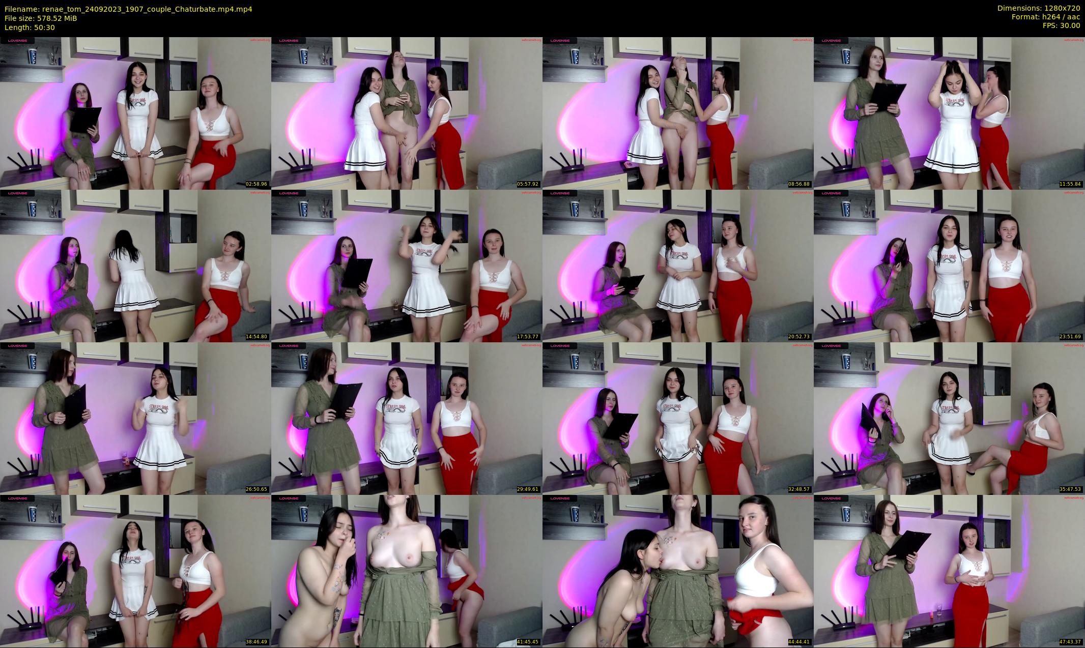 renae_tom — 51 minute Chaturbate couple cam show recording, 720p, Sep 24, 2023