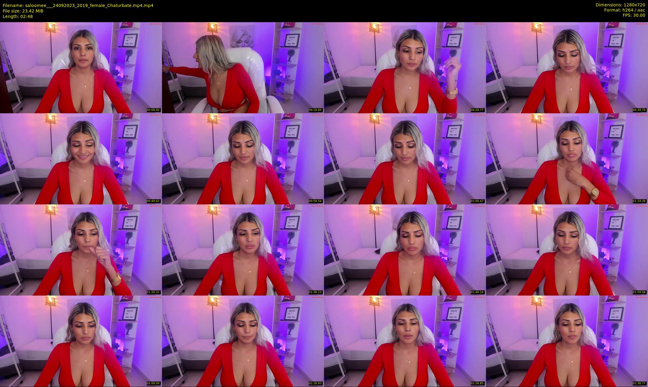 saloomee__ — 3 minute Chaturbate female cam show recording, 720p, Sep 24, 2023