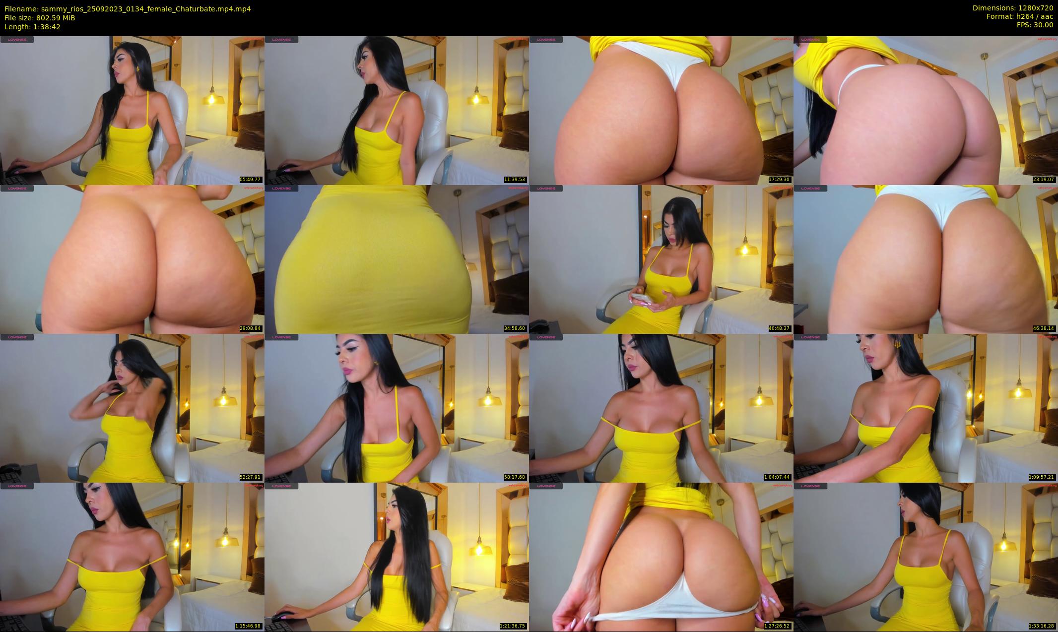 sammy_rios — 99 minute Chaturbate female cam show recording, 720p, Sep 25, 2023