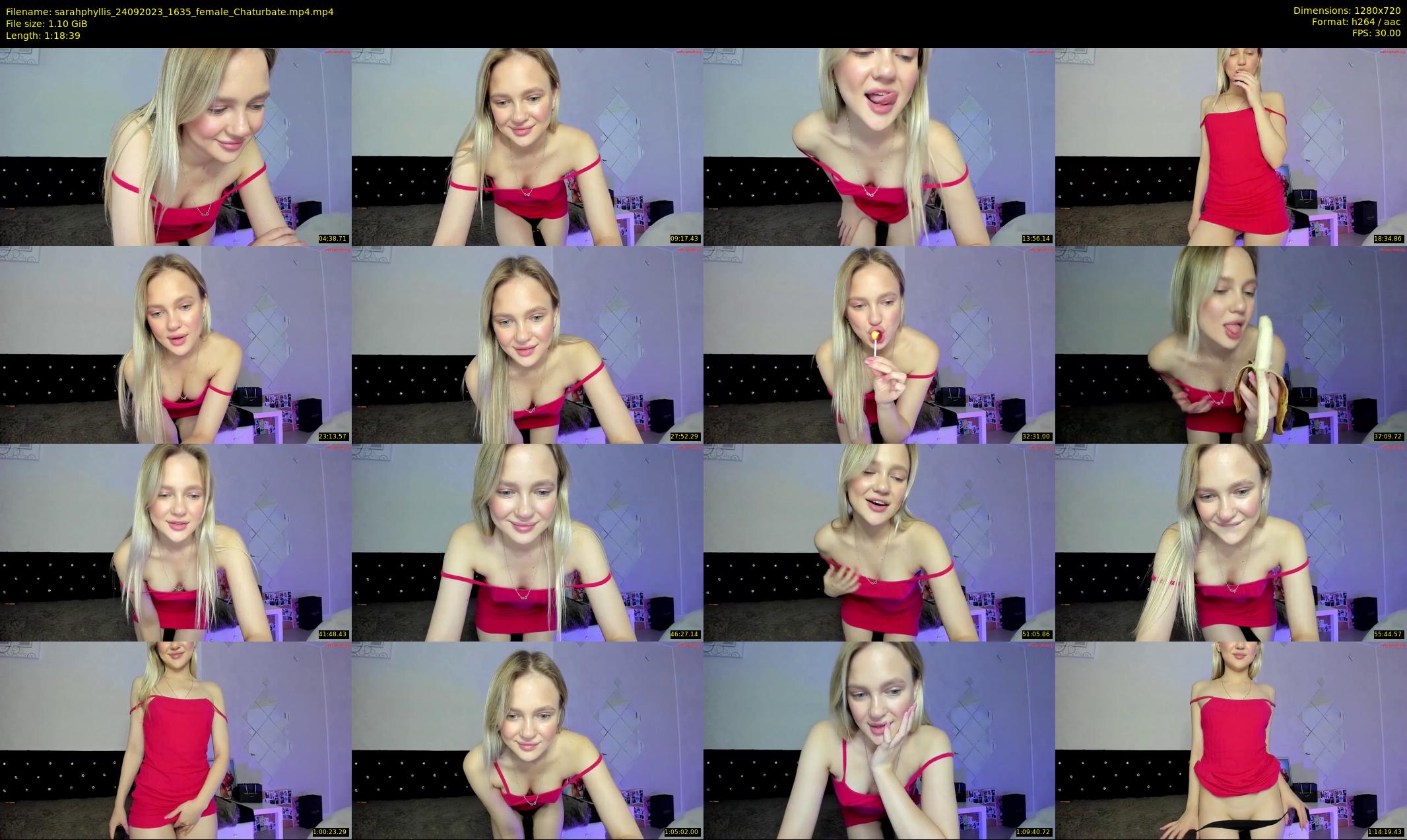 sarahphyllis — 79 minute Chaturbate female cam show recording, 720p, Sep 24, 2023