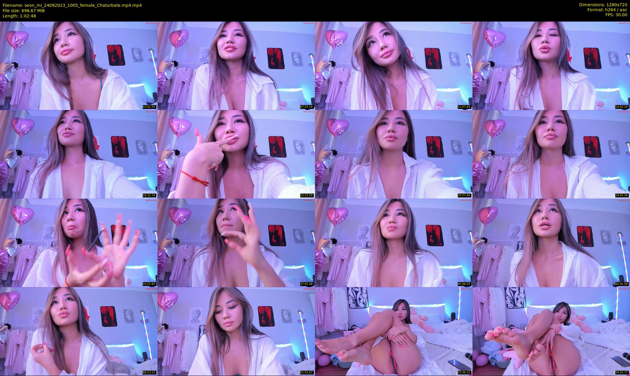 seon_mi — 63 minute Chaturbate female cam show recording, 720p, Sep 24, 2023
