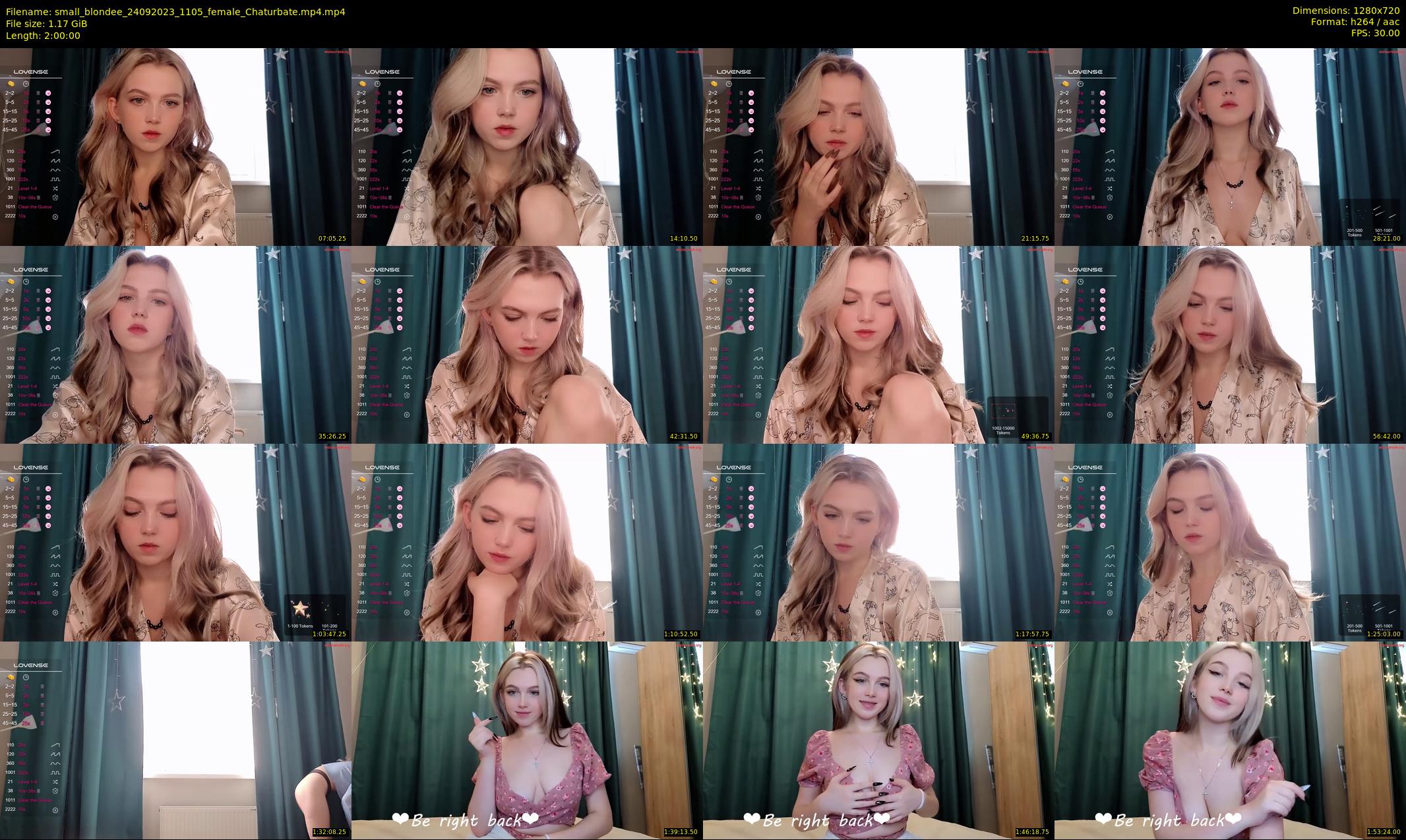 small_blondee — 120 minute Chaturbate female cam show recording, 720p, Sep 24, 2023