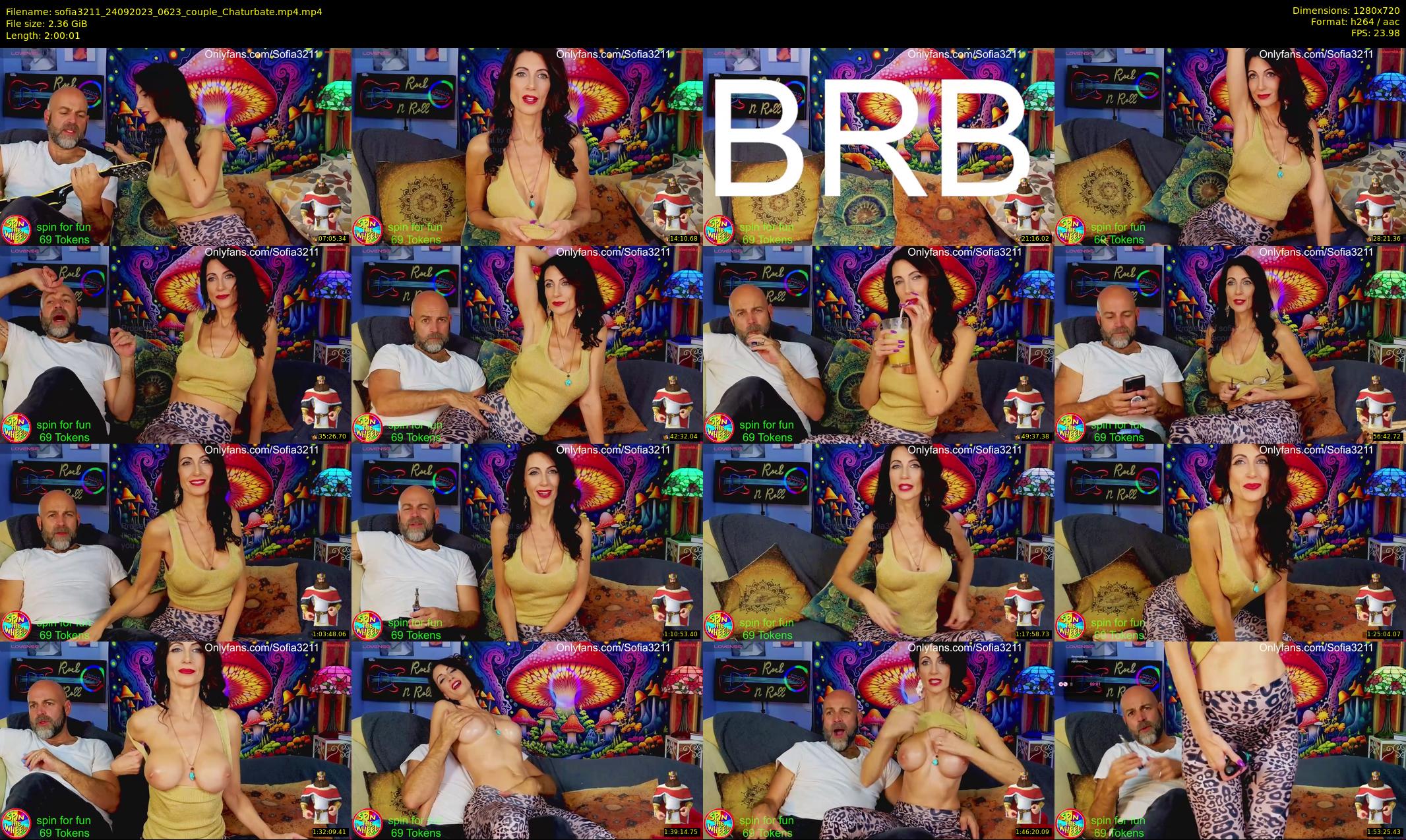 sofia3211 — 121 minute Chaturbate couple cam show recording, 720p, Sep 24, 2023