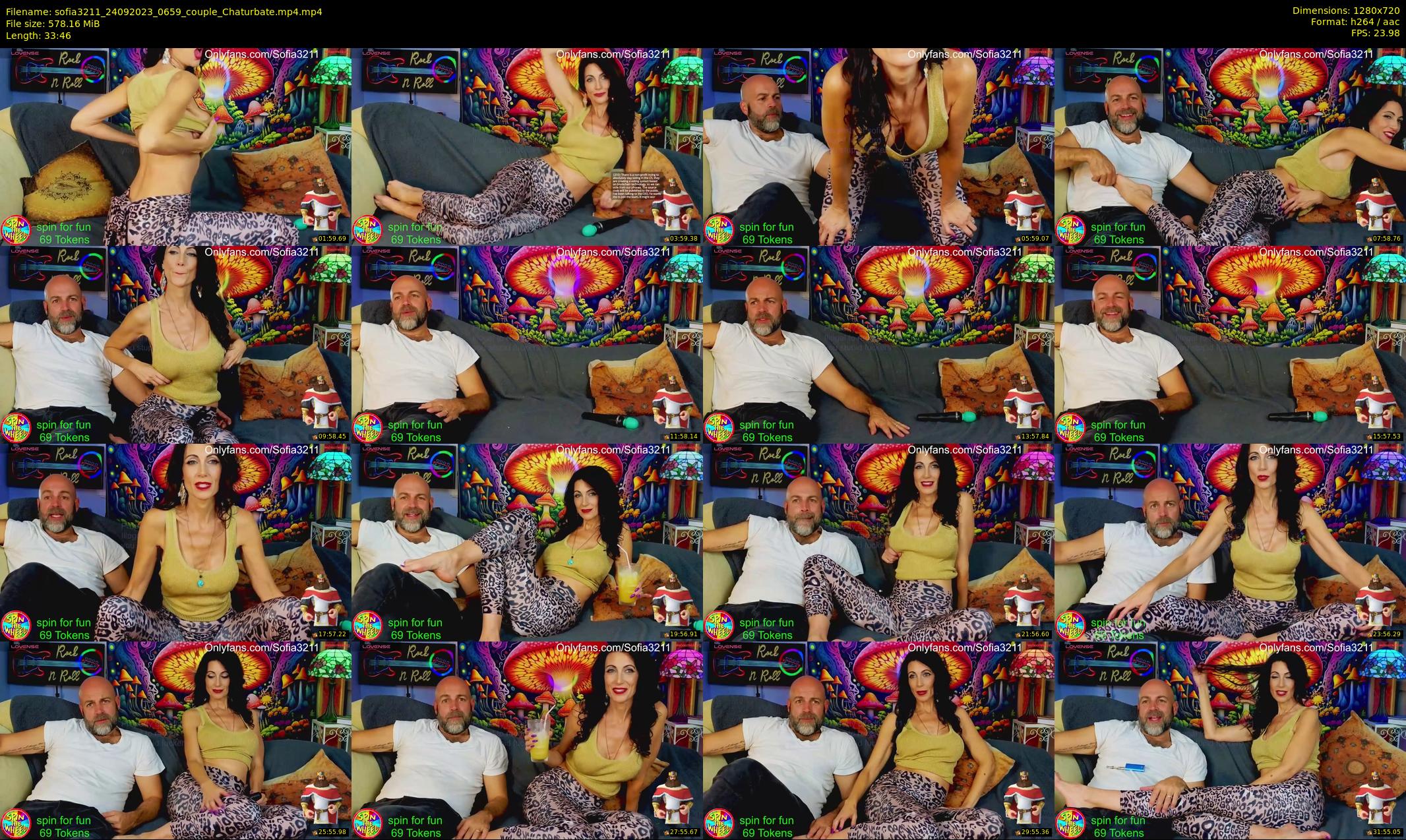 sofia3211 — 34 minute Chaturbate couple cam show recording, 720p, Sep 24, 2023
